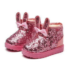 Load image into Gallery viewer, Warm Kids Snow Boots For Children New Toddler Winter Princess Cartoon Shoes Non-slip Flat Round Toe Girls Baby Lovely Boots
