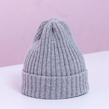 Load image into Gallery viewer, Winter Warm Baby Hat Fur Pompom Knitted Baby Hat Cap Infant Toddler Kids Hat Beanie In Modern Designer Style