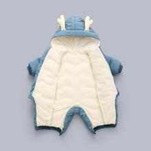 Load image into Gallery viewer, Modern Elegant Baby Warm Thick Cotton Hooded Jumpsuit Snowsuit Rompers Outfit for Children In Modern Design