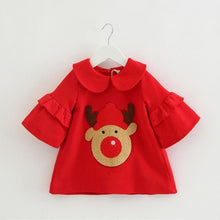 Load image into Gallery viewer, Christmas Baby Girl Clothes Cotton Party Dresses For Girls Newborn Kids Warm Toddler Unique Design