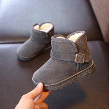 Load image into Gallery viewer, Winter Kids Fashion Snow Boots Thick Warm Plush Soft Bottom Girls Short Boots Ski Boot For Toddler