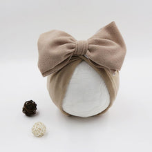 Load image into Gallery viewer, Cute Bows Baby Hat Knot Intant Baby Girls Newborn Turban Soft Children Kids Toddler Beanie Cap