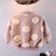 Load image into Gallery viewer, Modern Newborn Baby Girl Clothes Long Sleeve Fleece Cashmere Coat for Toddler Girls Sweaters In Modern Style
