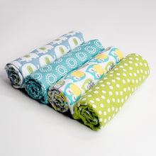 Load image into Gallery viewer, Baby Blanket Set 100% Cotton Flannel Baby Swaddles Soft Newborns Blankets Baby Blankets Baby Swaddle Wrap