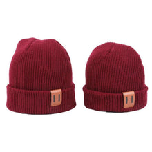 Load image into Gallery viewer, Warm Baby Winter Hat for Kids Beanie Knit Children Hats for Girls & Boys Baby Cap For Kids and Mother/Dad