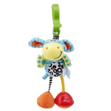Load image into Gallery viewer, Modern Baby Development Giraffe Animal Hand Bells Rattles Handle Toys Stroller Hanging Teether Baby Toys For Kids