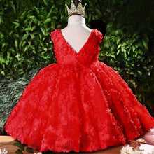 Load image into Gallery viewer, Luxury Modern Designer Toddler Baby Girl Infant Princess Lace Tutu Dress Baby Girl Wedding Dress Kids Party Dress