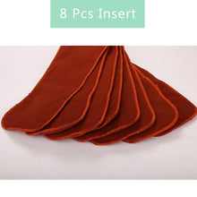 Load image into Gallery viewer, Modern Eco-friendly Diaper New 4pcs/set Washable Coffee Mesh Cloth Diaper Cover Adjustable Nappyies For Kids