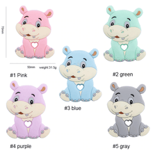 Load image into Gallery viewer, New Sets Baby Silicone Teether Rodent Silicone Animal Fox Teeth Chew Children Goods