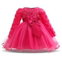 Load image into Gallery viewer, Dress for Baby Christening Gown For First Birthday Party Girl Baby Clothing Ball Gown Toddler