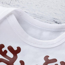 Load image into Gallery viewer, 3PCS Clothes Set Romper Dress Cottons Cartoon Deer Excellent Look Bowknot Shoes Outfit