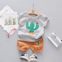 Load image into Gallery viewer, Fashion Infant Clothing Set for Boys and Girls Cute Summer Casual Clothes Set Top+Shorts Kids Clothes Summer Edition T shirt and Pants Set