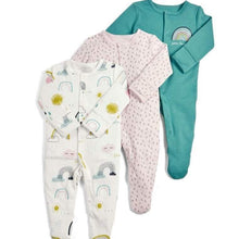 Load image into Gallery viewer, 3pcs Set Baby Romper Newborn Sleep suit Flower Baby Rompers Infant Baby Clothes Long Sleeve Newborn Jumpsuits Pajamas for Kids