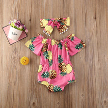 Load image into Gallery viewer, Modern Elegant Baby Girl Flower Romper Jumpsuit Playsuit Outfits Clothes For Girls With Bow