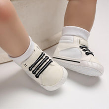 Load image into Gallery viewer, 0-18M Newborn Baby Soft Sole Shoes Boys Kids Lace-Up Ankle Boots Sneakers Perfect Baby Gift