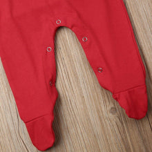 Load image into Gallery viewer, Newborn Girl Boy Autumn Santa Claus Long Sleeve Dot Bandage Romper Jumpsuit Hat For Christmas Made For Girls and Boys