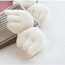 Load image into Gallery viewer, Luxury Modern Socks Baby Girls Knee High Socks With Angel wing Summer Autumn Cotton Socks Solid Candy Color Toddler For Kids