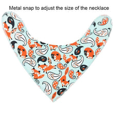 Load image into Gallery viewer, Baby Bibs Triangle scarf Cotton Cartoon Child Bandana Bib Dribble Bibs Newborn BIb for Kids