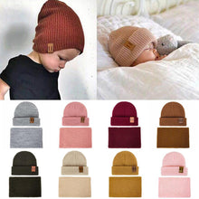 Load image into Gallery viewer, Modern Baby Set Hat Cap and Scrif And Snood Warm Hat Scarf Caps Scarves Knit Hats For Kids