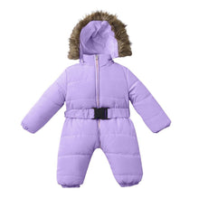 Load image into Gallery viewer, Winter Clothes For Infant Baby Hooded Warm Thick Snowsuit Jumpsuit Romper for Boys and Girls Style