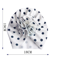 Load image into Gallery viewer, Elegant Flower Baby Hat Toddler Turban Head wraps Kids Bonnet Hat Newborn Baby Hat For Baby Girls