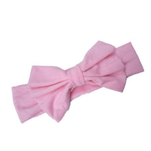 Load image into Gallery viewer, Headband Knitted Cotton Children Girls Elastic Bow Hair Bands Turban for girl Headbands