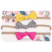 Load image into Gallery viewer, Baby Girls Headband Infant Elastic Headwear Kids Hair Accessories Bow Set For Baby Girls