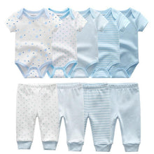 Load image into Gallery viewer, Solid Bodysuits Pants Baby Boy Clothes Clothing Sets 0-12M Unisex Newborn Baby Pajamas Romper Jumpsuit For Boys and Girls Kids