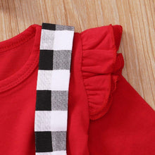 Load image into Gallery viewer, Cute Outfits Autumn Winter Plaid Suspender Christmas Dress Clothing Kids Girls Skirts