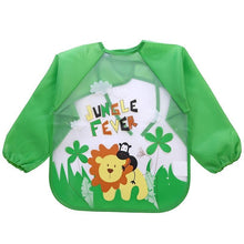Load image into Gallery viewer, Modern Luxury NEW Baby Cute Cartoon Waterproof Long Sleeve Apron Baby Feeding Bib for Children Baby and Kids