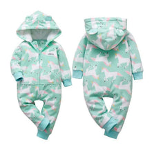 Load image into Gallery viewer, Modern Infant Baby Rompers Coral Fleece Animal Overall Baby Halloween Xmas Costume Clothes Baby jumpsuit Romper For Kids