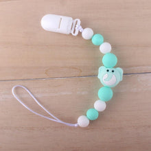 Load image into Gallery viewer, Handmade Animal Pendant Pacifier Clips Chain Nipple Holder for Infant Baby Pacifier