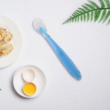 Load image into Gallery viewer, New Baby Soft Silicone Spoon Temperature Sensing Spoon Children Food Baby Feeding Tools Unique Design Perfect For Parents