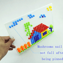 Load image into Gallery viewer, 296PCS Mushroom Nail Toys Children's Educational Toys Children's Intelligent 3D Puzzle Game Board Gifts For Kids Boys and Girls