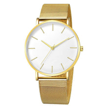 Load image into Gallery viewer, STEVVEX Women Watch Rose Gold Style Women's Mesh Belt ultra-thin Fashion para Luxury Wrist Watches For Women and Girls