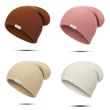 Load image into Gallery viewer, New Winter Modern Trend Baby Thick Hat For Girls & Boys Parent & Child Hat Cotton Hat Warmer Children Cap Knitted And Cap for Adults