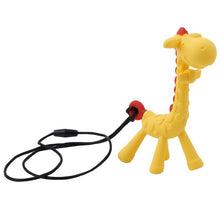 Load image into Gallery viewer, Unique Cute Cartoon Giraffe Shape Baby Teether Silicone Teething Toy New Hanging Toy For Baby Activity
