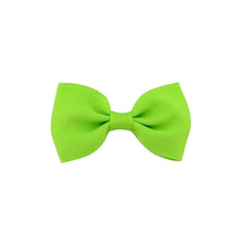 Load image into Gallery viewer, Colorful Mini Bow Tie Hair Clip Small Sweet Solid Ribbon Bow Safety Hair Clips Hairpins Baby Girl Hair Accessories