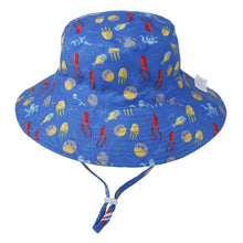 Load image into Gallery viewer, Modern Baby Hat for Girls & Boys Kids Bucket Hat Travel Beach Hat Baby Cap Sun Hats with Windproof Rope