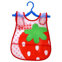 Load image into Gallery viewer, Fashion Printed Adjustable Animal Plastic Waterproof Lunch Feeding Bibs Feeding Cloth for Children In Modern Design