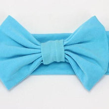 Load image into Gallery viewer, Headband Knitted Cotton Children Girls Elastic Bow Hair Bands Turban for girl Headbands