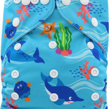 Load image into Gallery viewer, Baby Cloth Diapers Reusable Nappies Character Unisex Baby Care Pants Waterproof Pocket Cloth Diaper For Baby