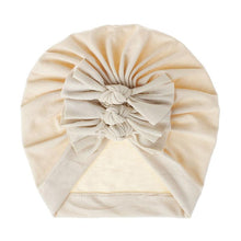 Load image into Gallery viewer, Modern Turban Baby Girls Bow Turban Hats Cotton Kids Beanie Children Hats Accessories For Girls Baby