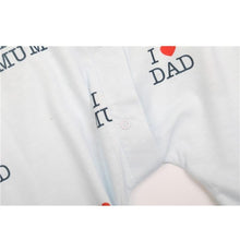 Load image into Gallery viewer, Love Letter Dad Unisex Romper Onesie Born Baby Clothes Spring For Girls and Boys Baby