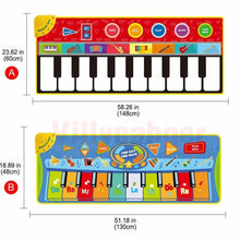 Load image into Gallery viewer, Modern Musical Mat Baby Play Piano Mat Keyboard Toy Music Instrument Game Carpet Music Toys Educational Toys For Kids