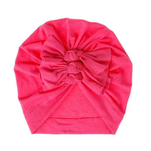 Load image into Gallery viewer, Modern Handamde Toddler Baby Boys& Girls Turban Head Wrap Beanie Cotton Hat Solid Cap Headband For Kids