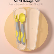 Load image into Gallery viewer, Unique Spoon For Baby Set Food Silicone Gel Spoon Baby Learn To Eat Training Bendable Soft Spoon Children Tableware