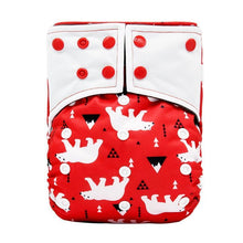 Load image into Gallery viewer, Baby Cloth Diaper Reusable Adjustable Pocket Nappy Cover Fit All Diaper Reusable Nappies Cotton In Modern Trend Printed Design For Unlimited Uses