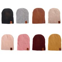 Load image into Gallery viewer, Winter Hats Mom& Dad Women Man Toddle Kids Baby Boy Girl Winter Warm Caps Knit Beanie Hat Adults Kids Caps For Mother and Daughter Summer Cap