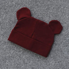 Load image into Gallery viewer, Baby Cap With Ears Cotton Warm Newborn Accessories Baby Hat For Kids Infant Toddler Beanie Cap